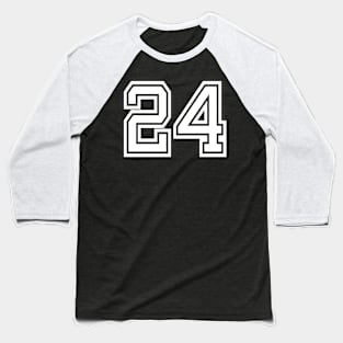 Numbers 24 for a sports team, group, or community Baseball T-Shirt